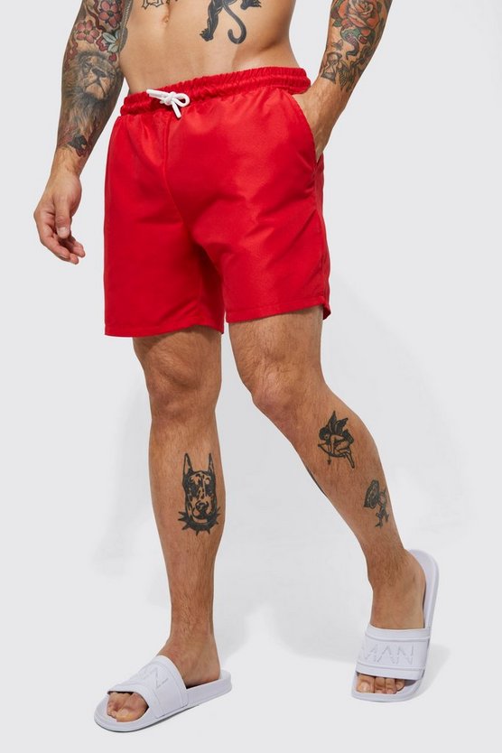 Mittellange Badehose