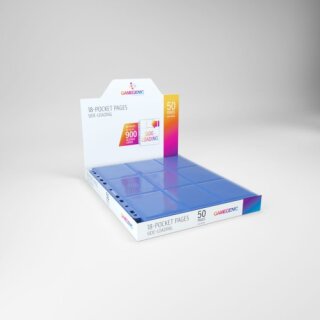 Gamegenic - 18-Pocket Sideloading Pages Blue (50)