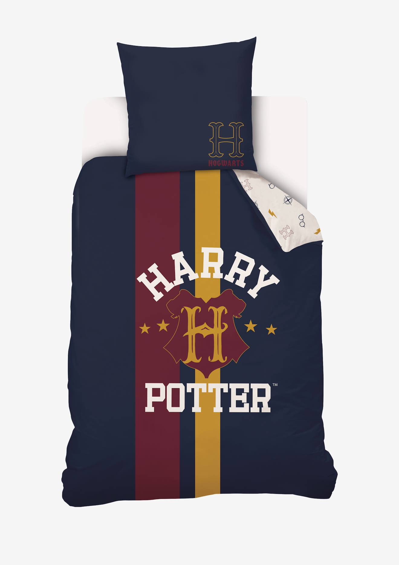 Harry Potter Kinder Bettwäsche-Set HARRY POTTER - dunkelblau bedruckt