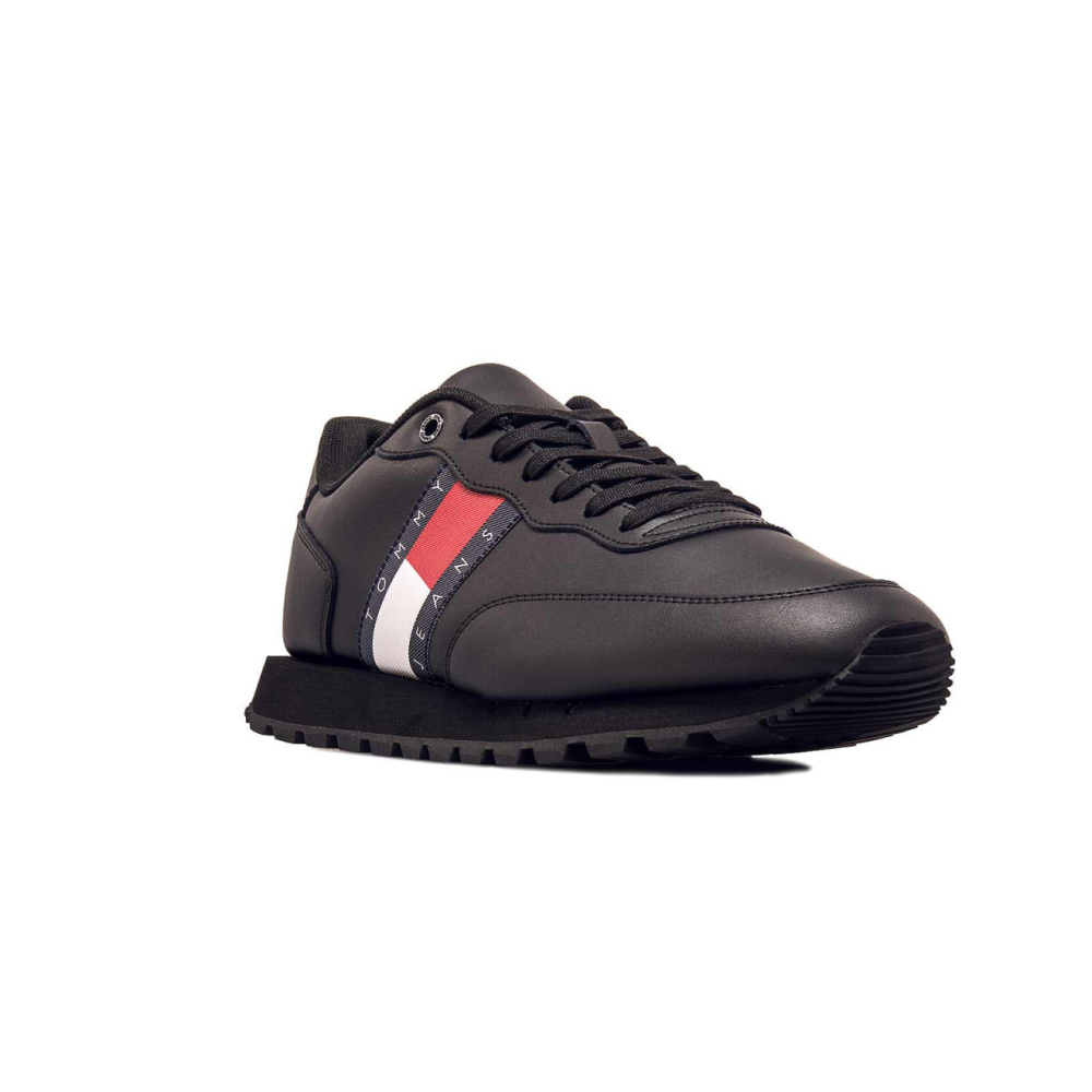 Tommy Hilfiger Leather Runner EM0EM008980GK / schwarz