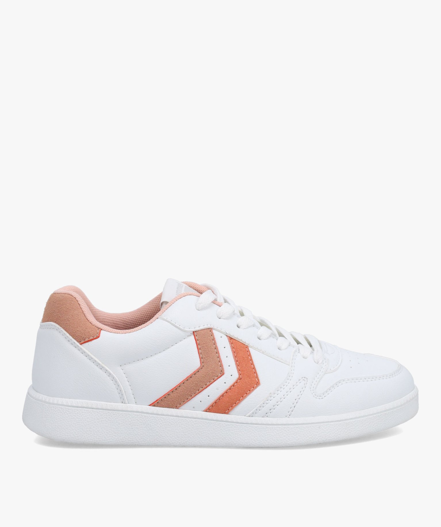 Baskets femme à bandes contrastantes – Hummel HandPerfekt blanc | GEMO