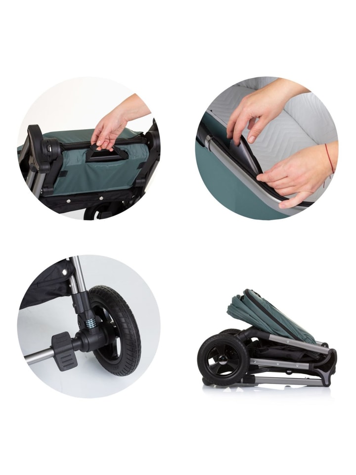 Chipolino Kombikinderwagen 3 in 1 Infinity in grün günstig kaufen onesize