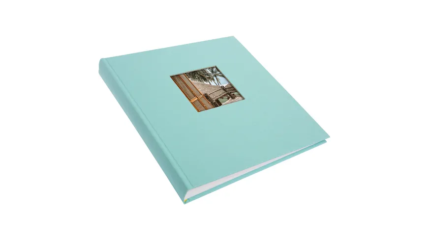 goldbuch Fotoalbum Bella Vista aqua 30x31 cm mit 60 weiße Seiten