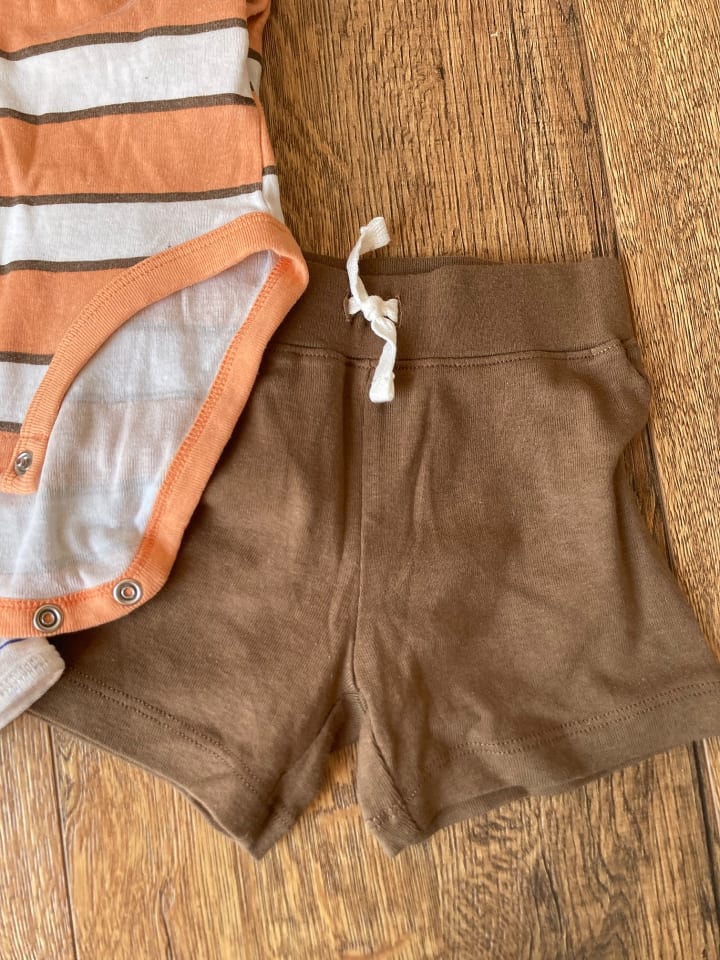 carter's 3tlg. Outfit in Orange günstig kaufen 68