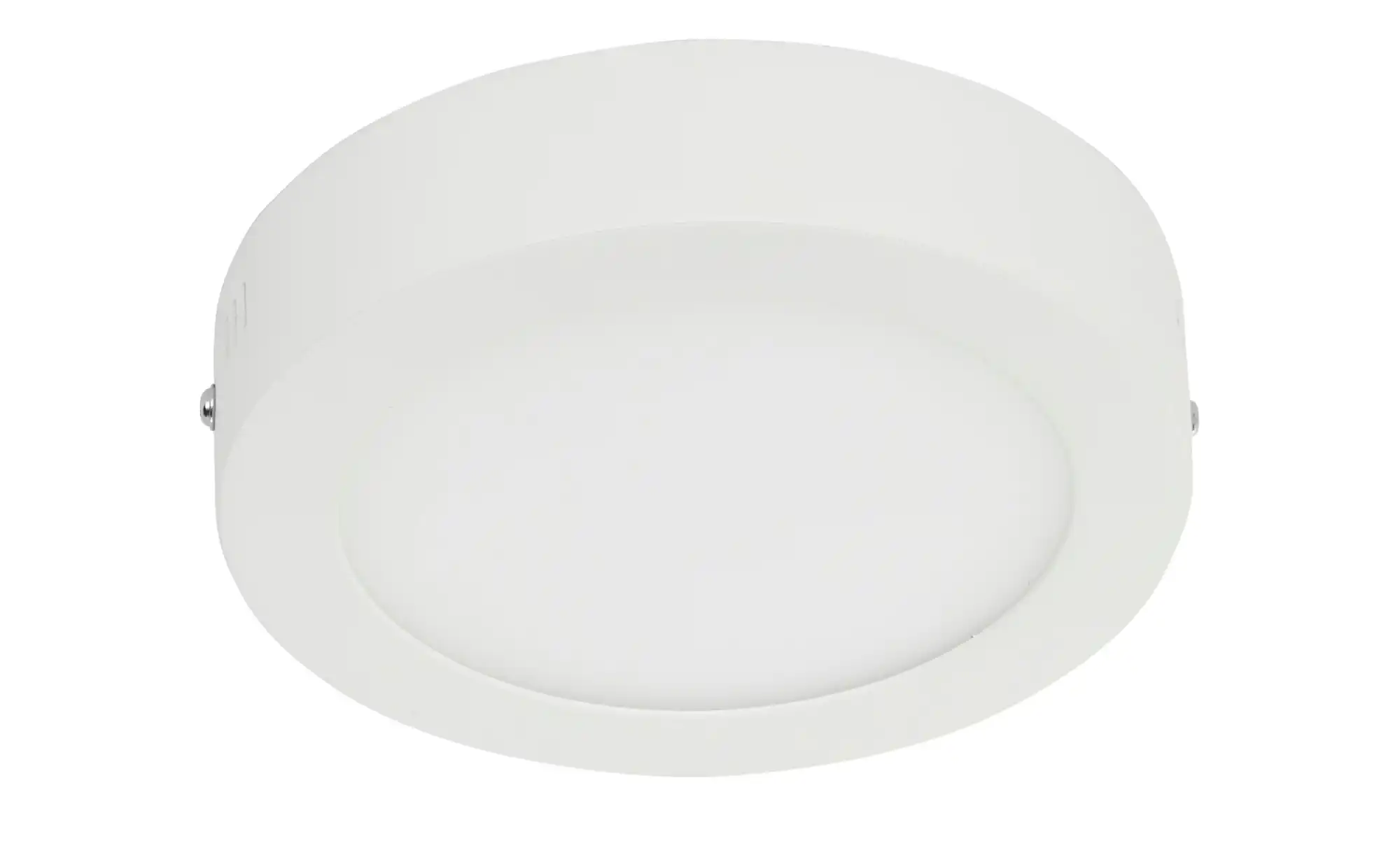 LED-Deckenleuchte, rund, weiß matt