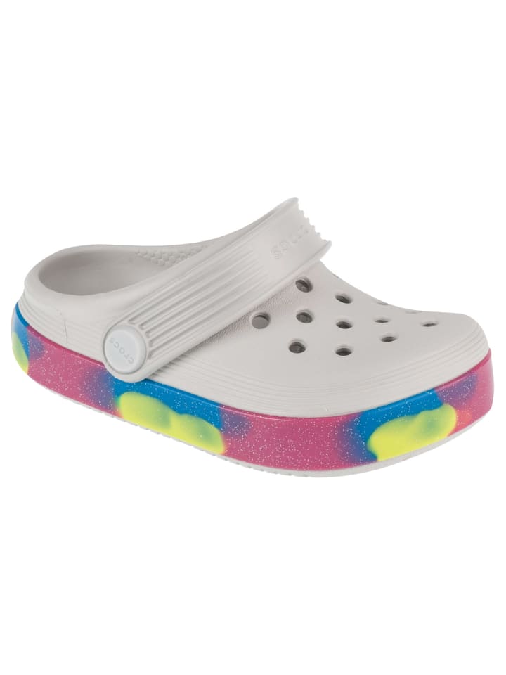 Crocs Crocs Off Court Glitter Band Clog T in Weiß günstig kaufen