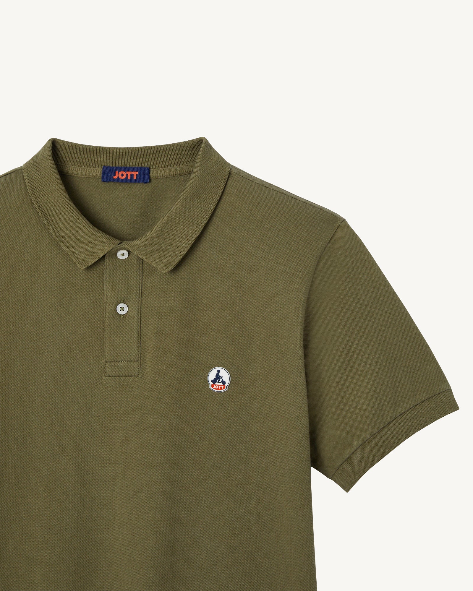 Polo homme en coton biologique Army Marbella