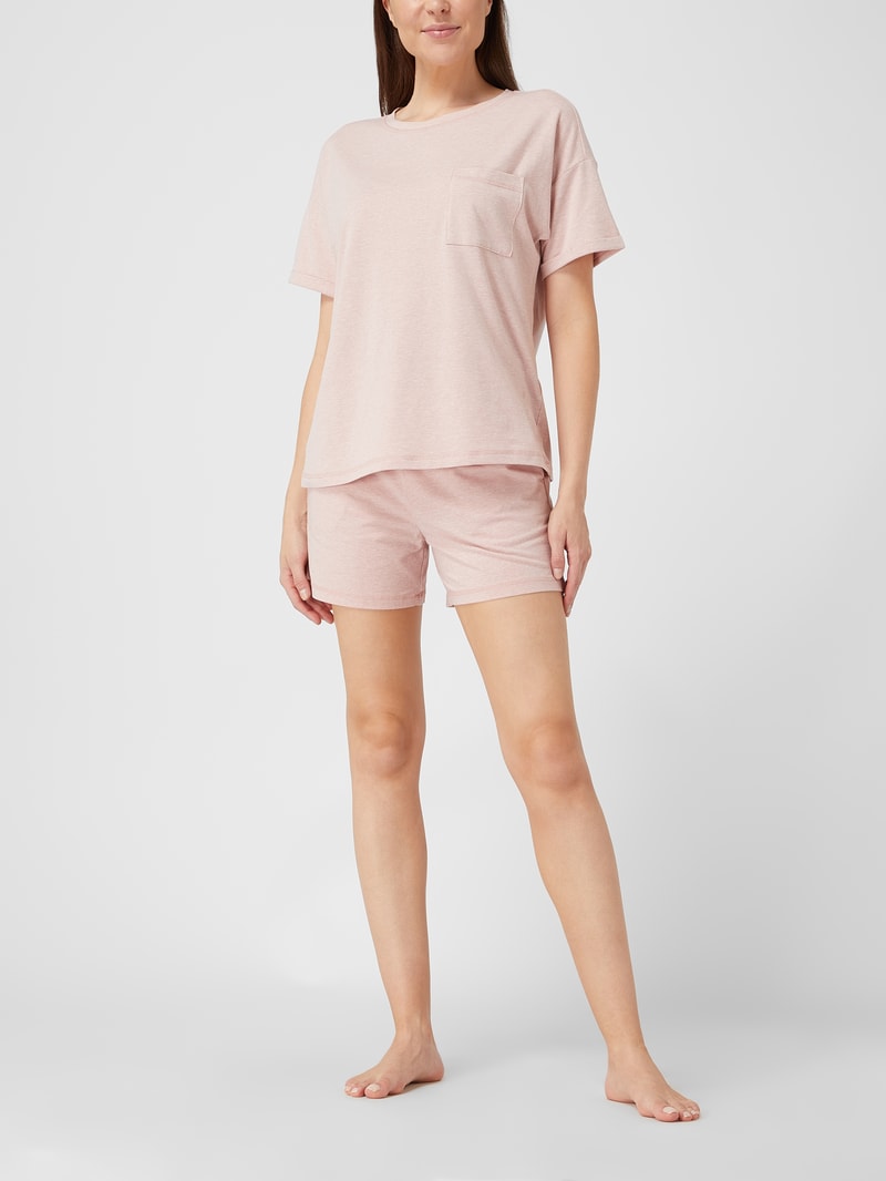 Pyjama-Hose mit Streifenmuster in rosa