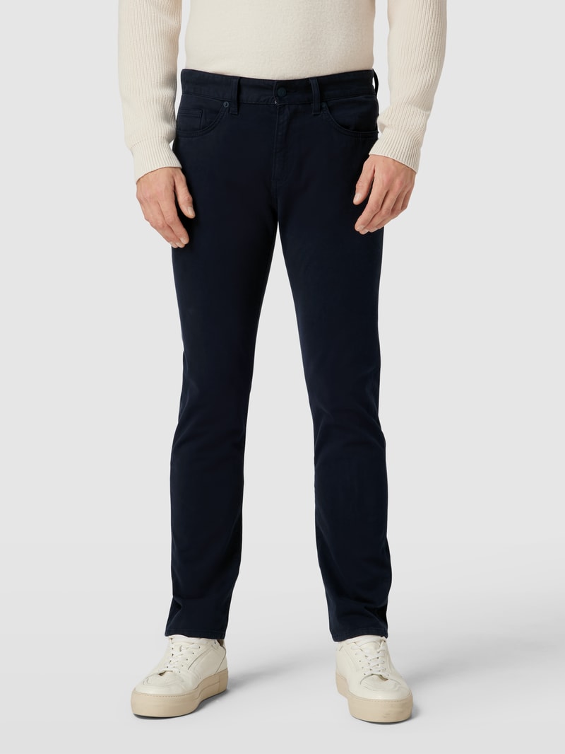 Hose im 5-Pocket-Design Modell 'Delaware' in marineblau