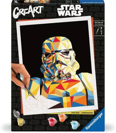 CreArt Star Wars - Stormtrooper - Malen nach Zahlen für Erwachsene