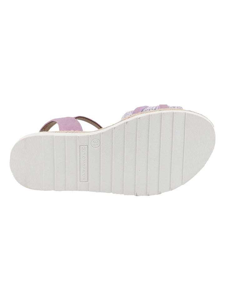 Tom Tailor Sandalen in Lila günstig kaufen