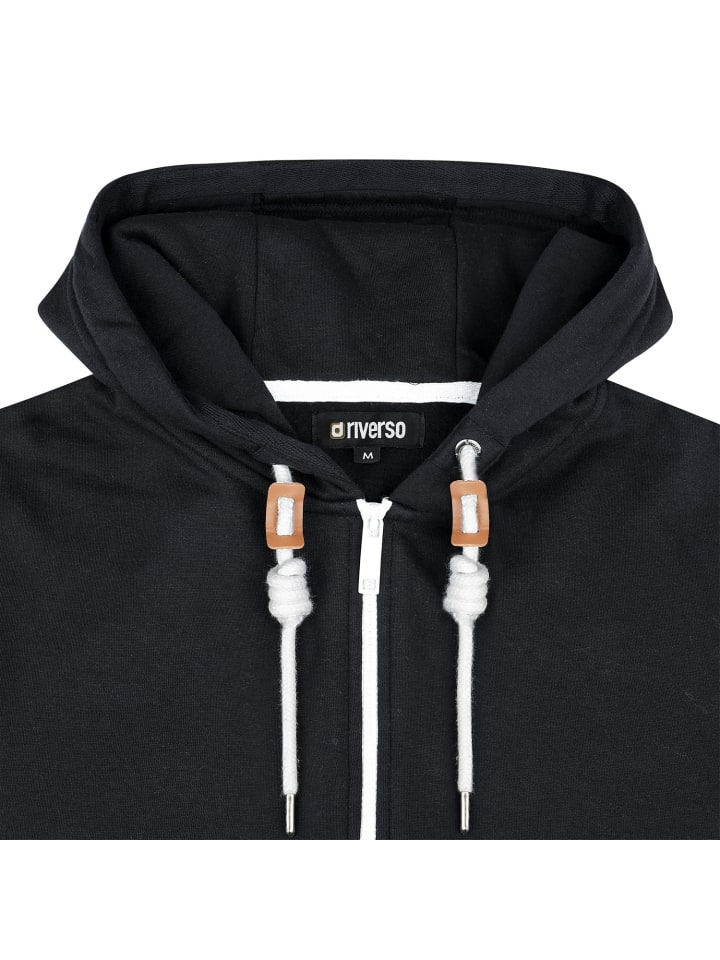 riverso  Sweatjacke RIVThilo in Schwarz günstig kaufen