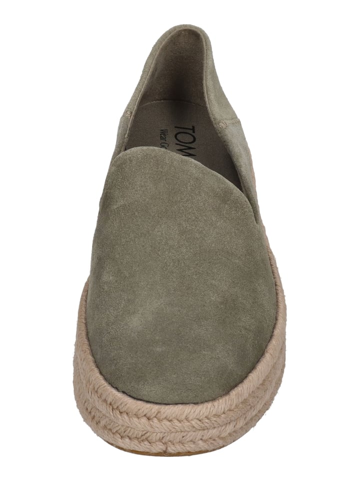 TOMS Espadrilles CAROLINA in grau günstig kaufen
