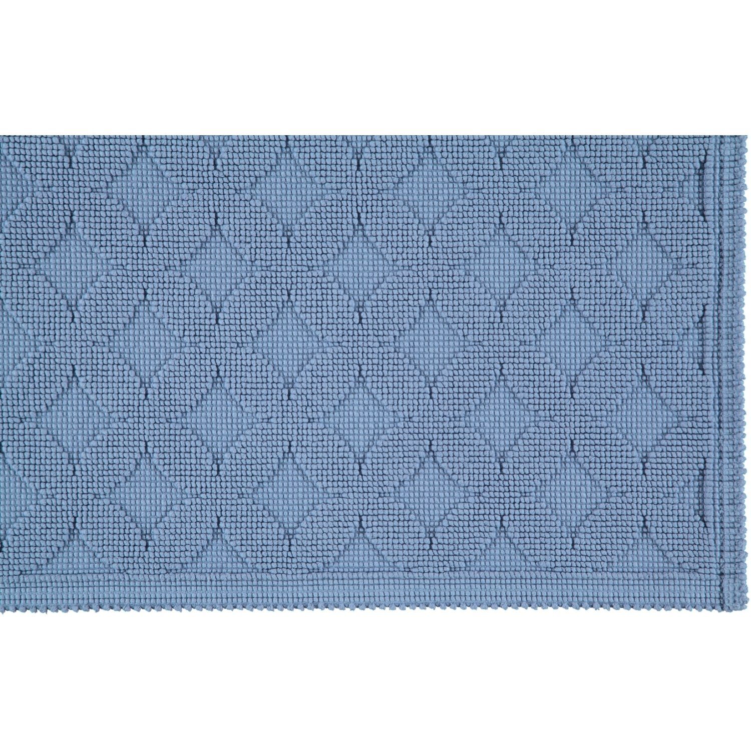 Duschmatte Seaside Rhomtuft, Höhe 6 mm, 100% Baumwolle