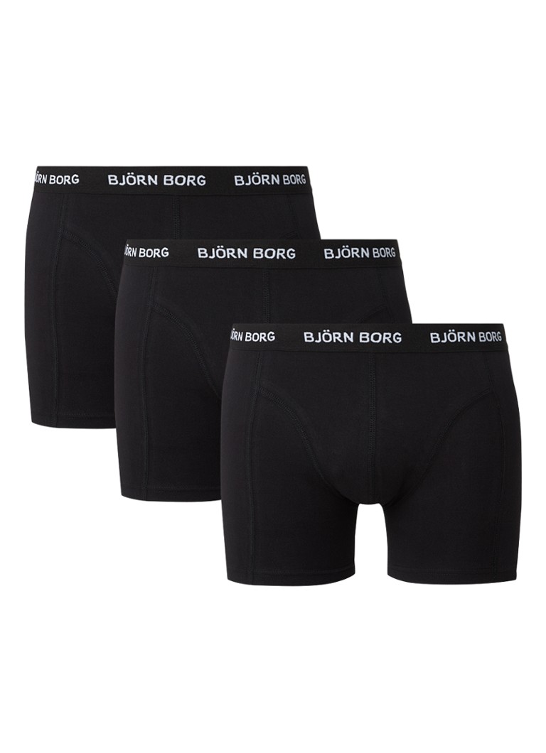 Boxer Sammy di Björn Borg con fascia logo, confezione da 3