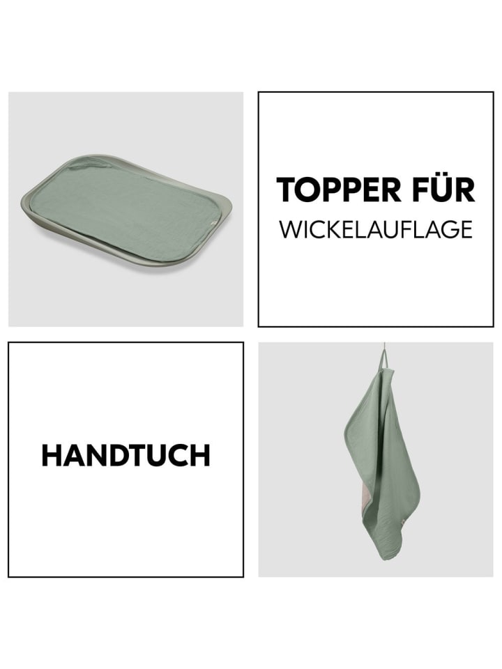 Hauck Auflage / Topper für Wickelauflagen wie Change N Clean in gruen,beige günstig kaufen onesize