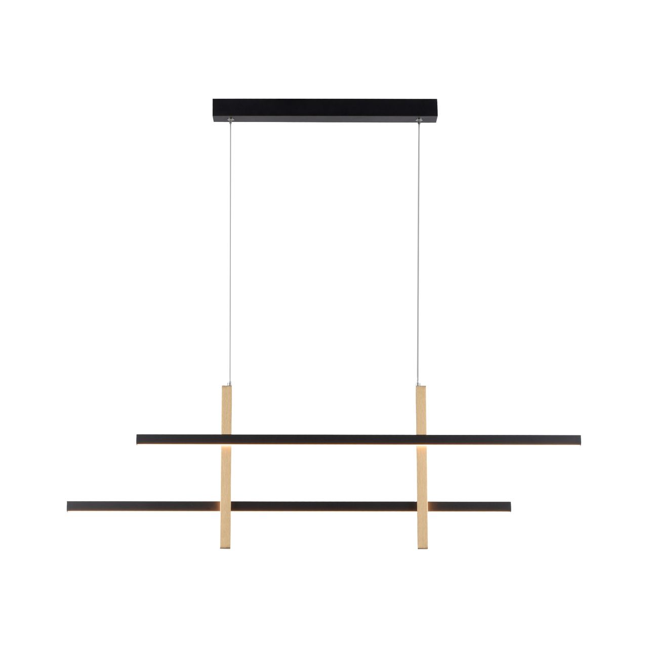 Paul Neuhaus LED Pendelleuchte BARRA, SimplyDim-Funktion, IP20, Schwarz