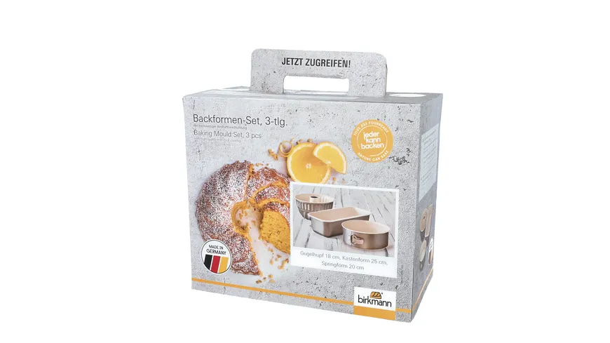 RBV BIRKMANN Backformen-Set, 3-tlg