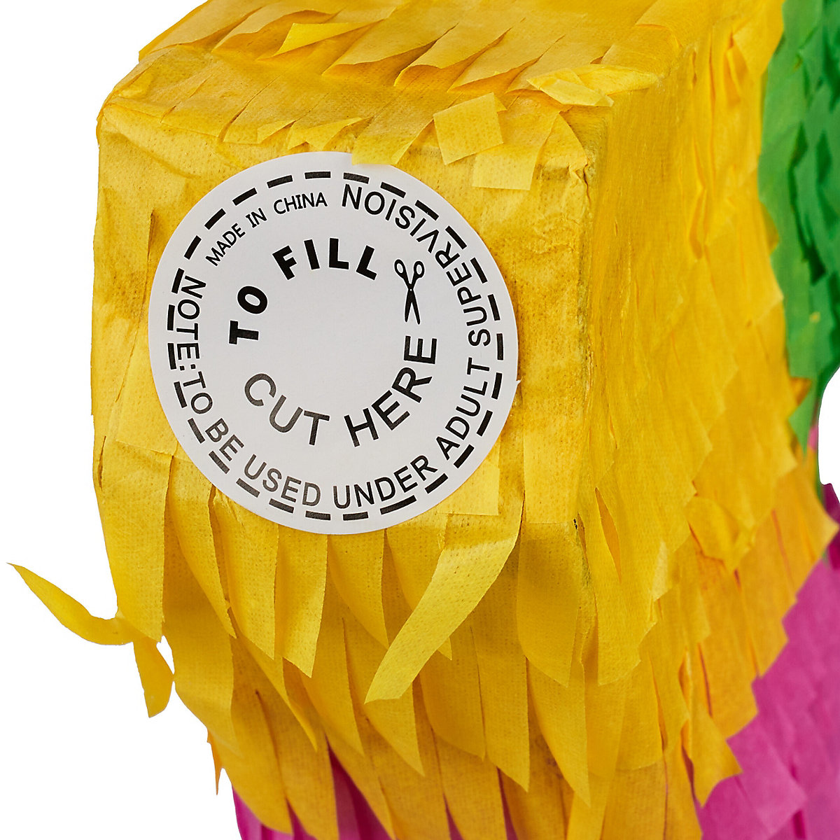 Mini Pinata Zahl 7