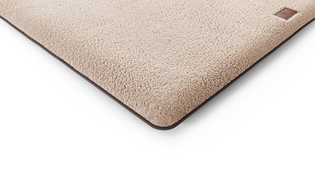 Knuffelwuff Hundematten Knuffelwuff kuschelige Hundematte Calliope aus Teddy Material beige XL