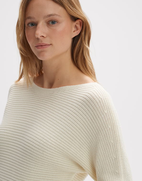 Baumwoll Pullover Perlufa