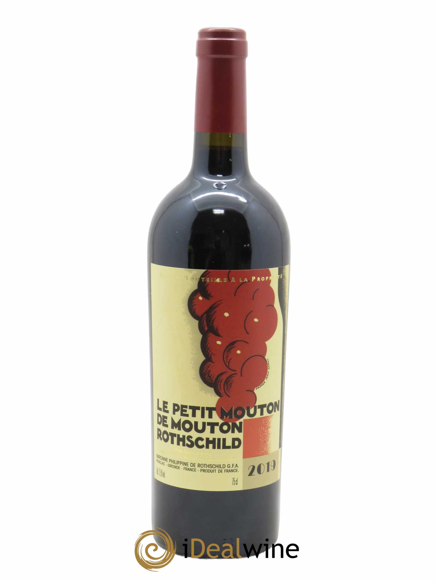 Petit Mouton Second Vin (CBO à partir de 6 BTS) 2019 - Lot de 1 Bouteille