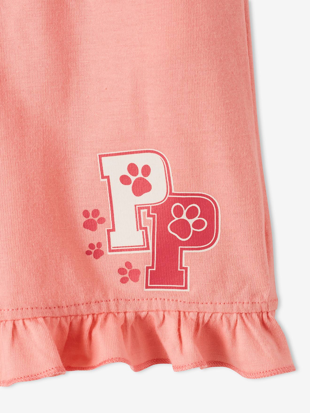 Paw Patrol Kurzer Kinder Schlafanzug PAW PATROL - weiß+rosa