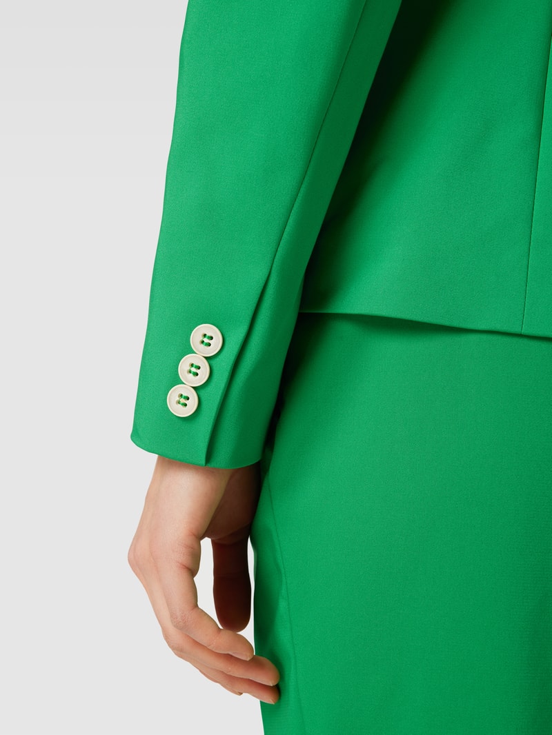 Blazer mit Knopfverschluss in grün