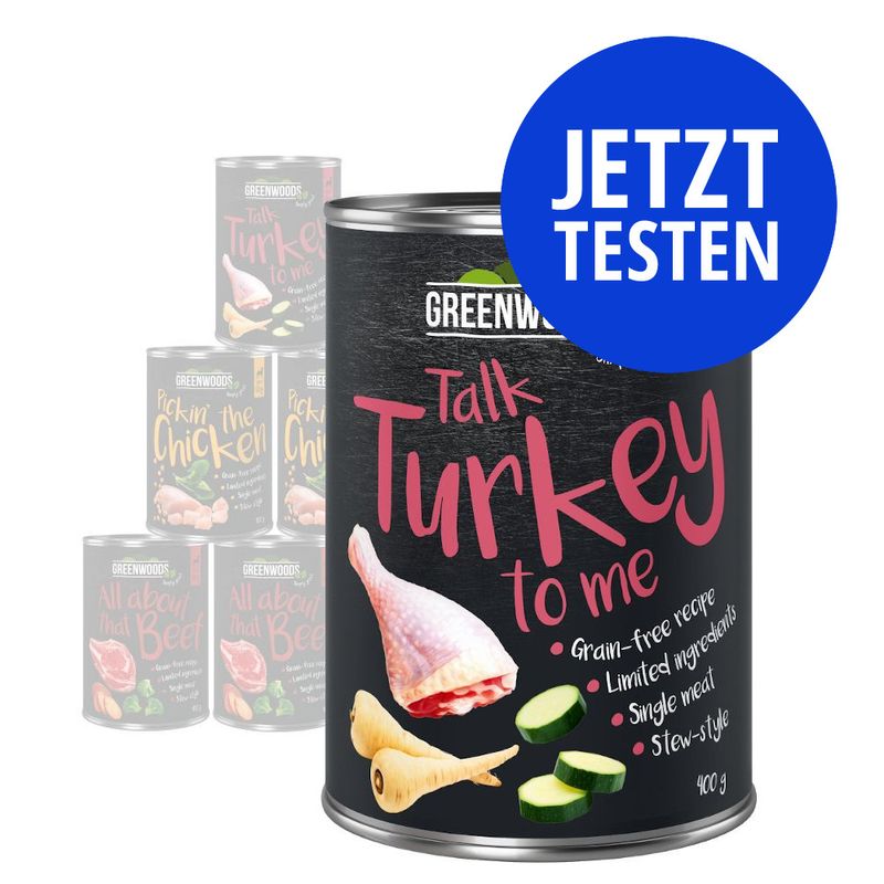 Probierpaket Greenwoods 6 x 400 g