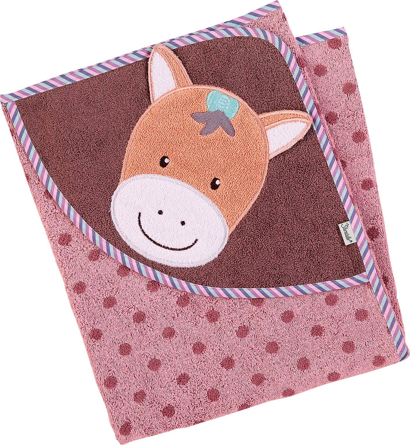Sterntaler® Kapuzenhandtuch Pauline, Frottee (1-St), mit Kapuze