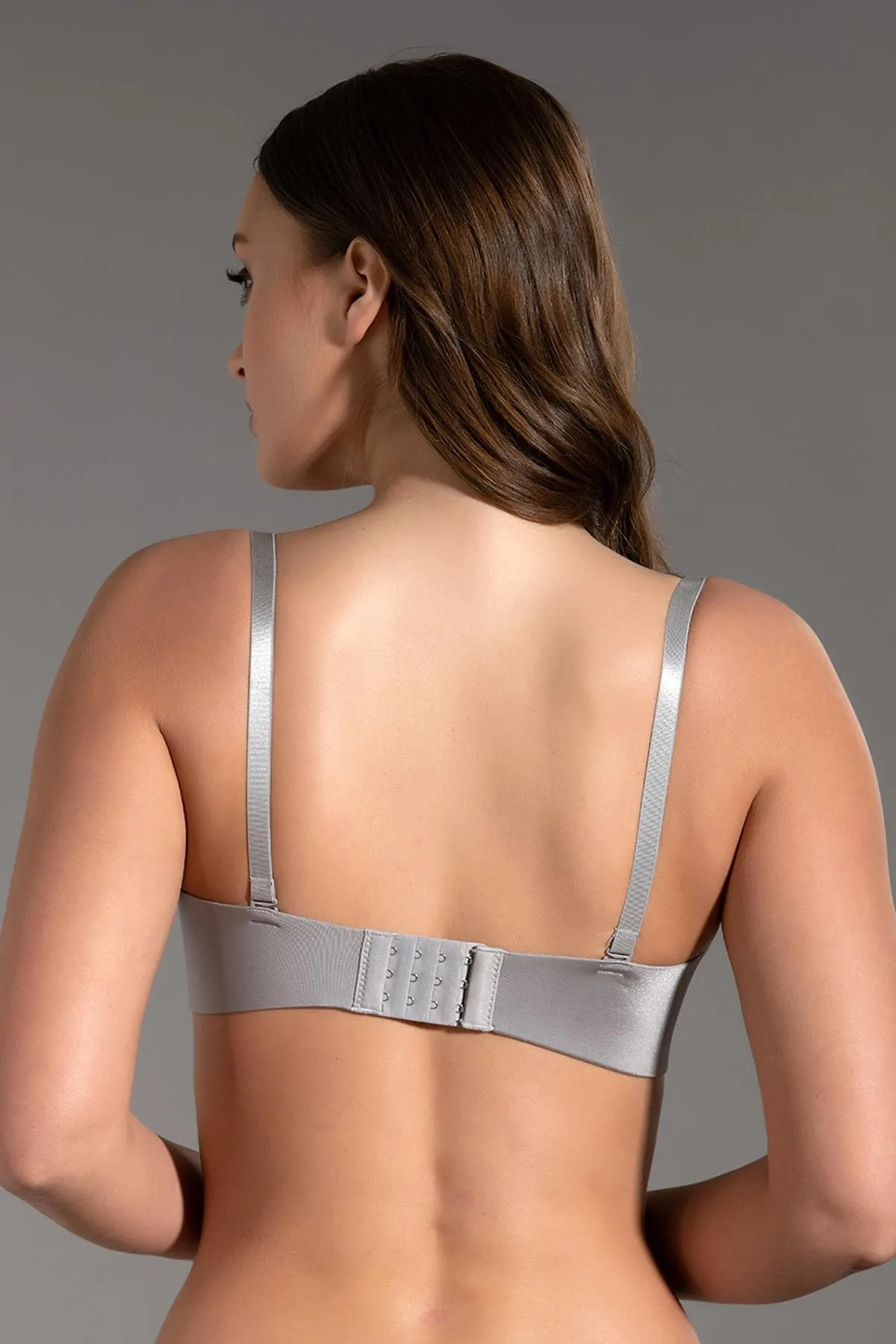 C&City  Nicht unterstützte Laser Soft Cap Strapless C16050 Grau