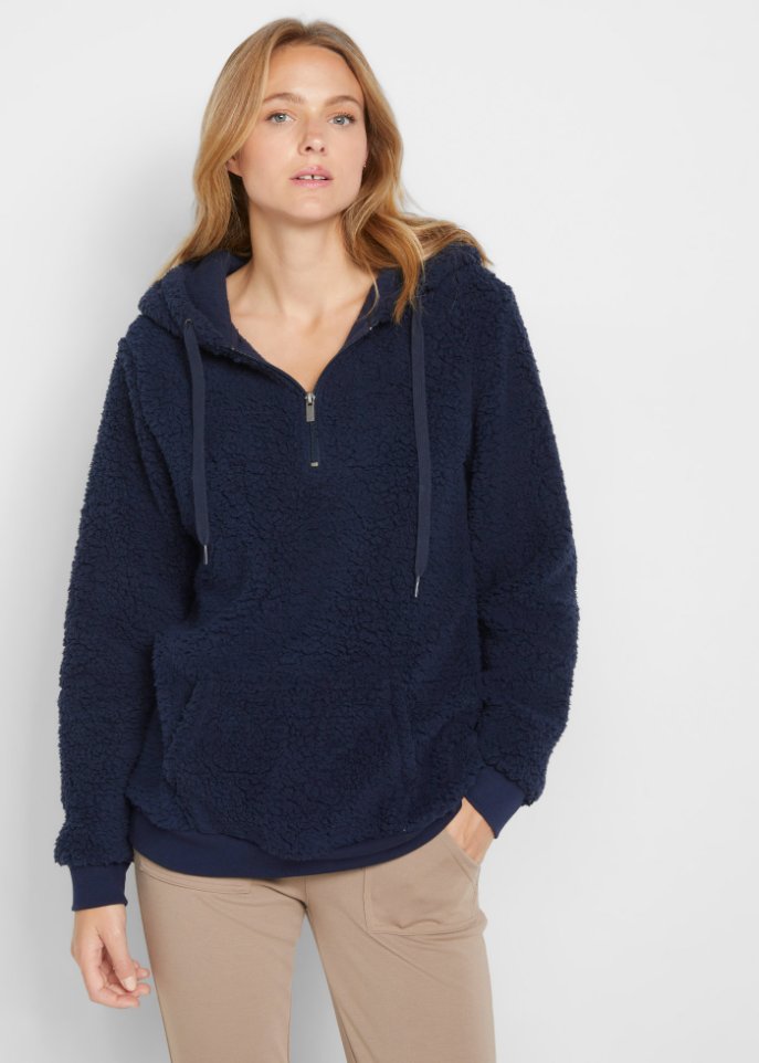 Teddy-Fleeceshirt, Pullover