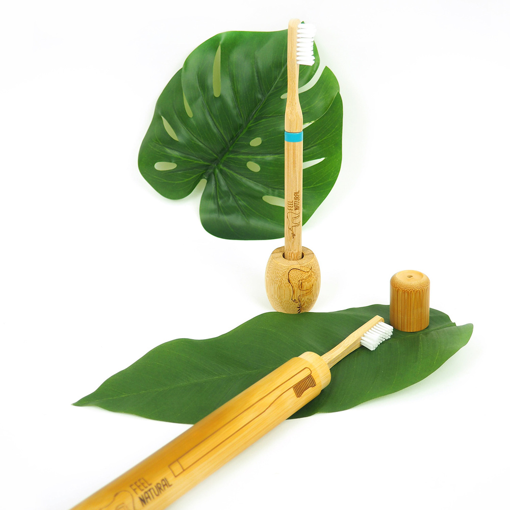 feel natural Etui Brosse à dents en bambou Etui brosse à dents