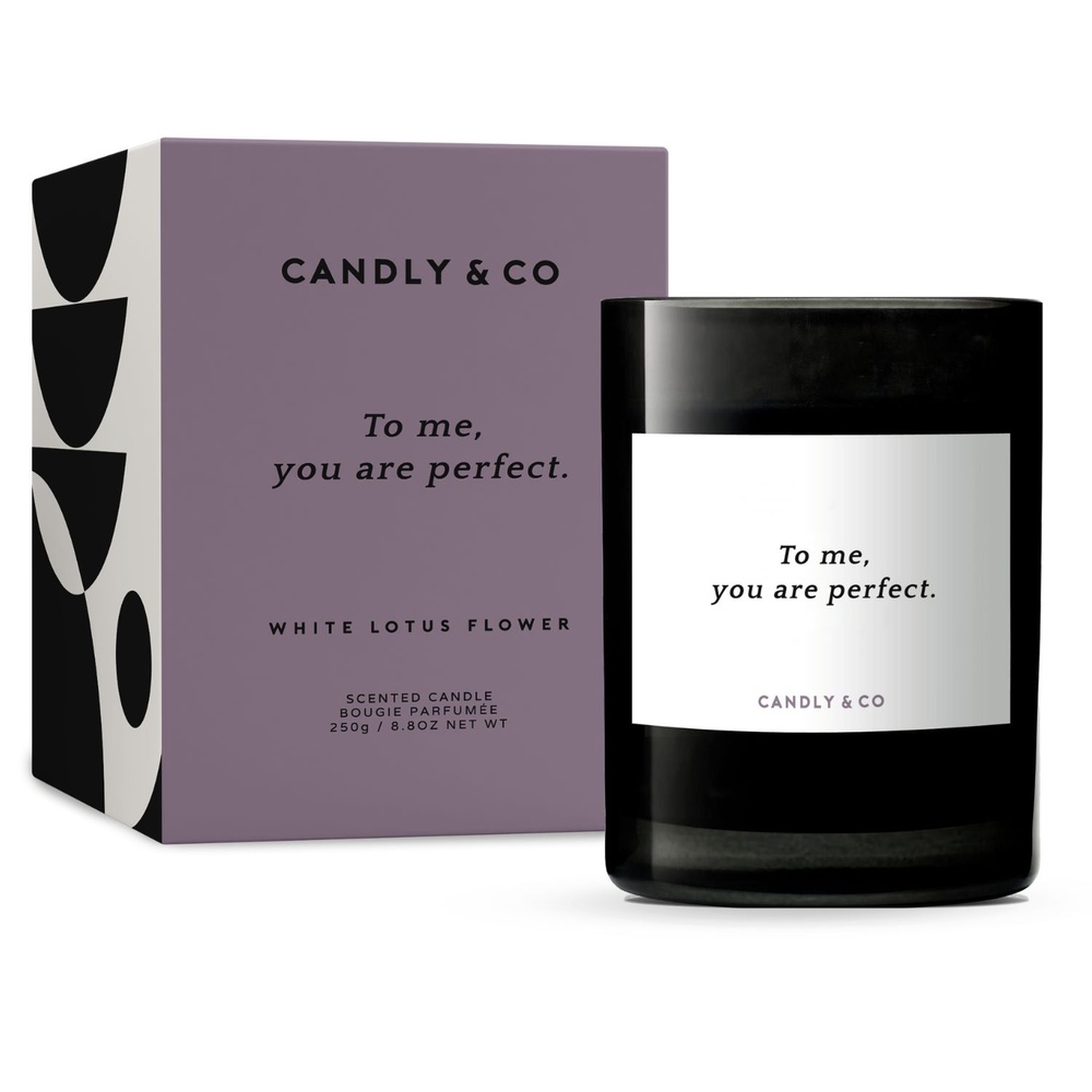 candly&co Bougie No.8 To me, you are perfect. Bougie