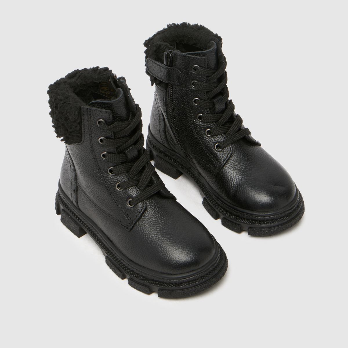 Schuh fekete Charley szőrme Lány kisgyermek csizma