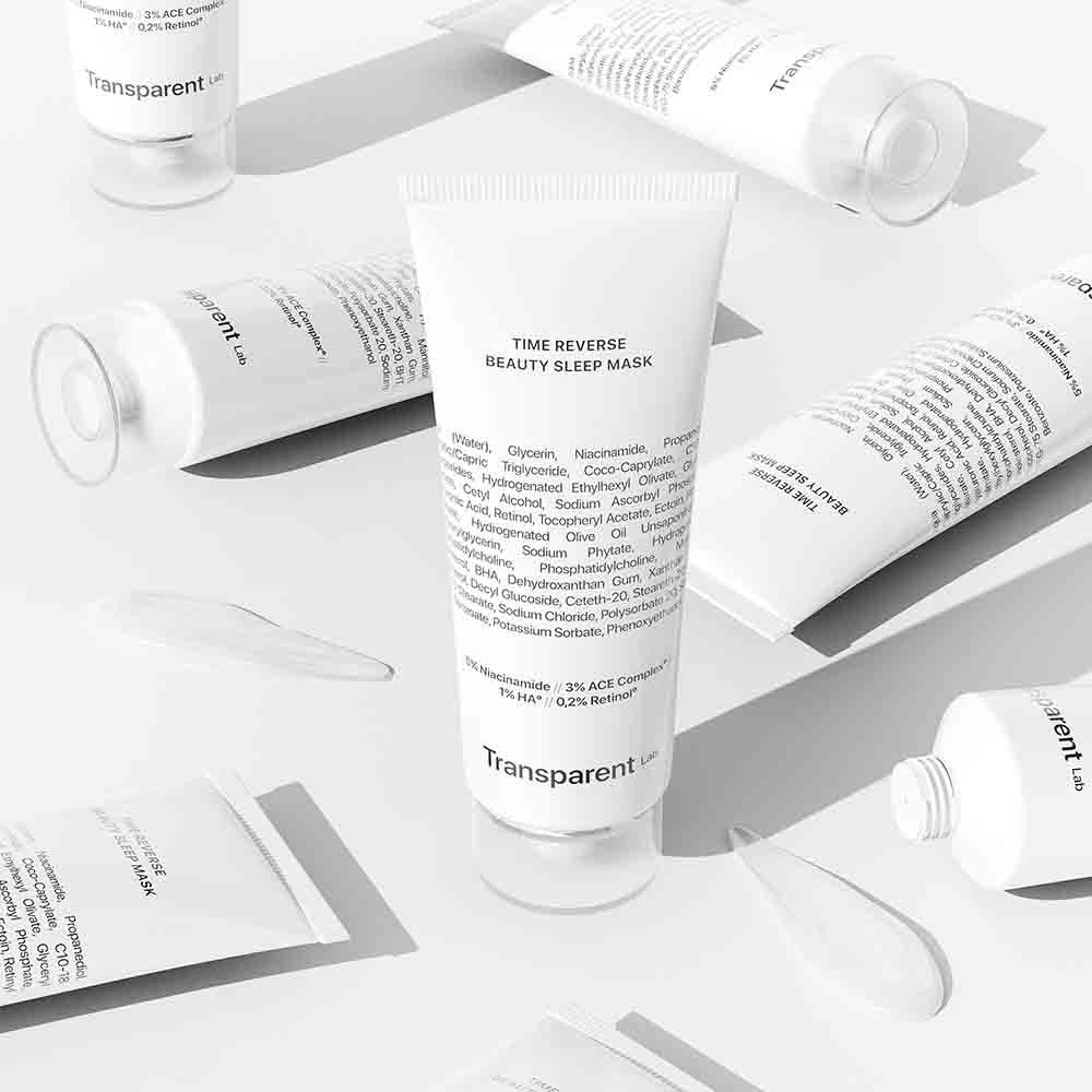 Transparent Lab Masken Time Reverse Beauty Sleep Mask - Anti-Aging Gesichtsmaske