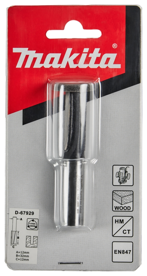 Accesorios Makita D-67929 Fresa para ranurar 12 x 32 mm S12