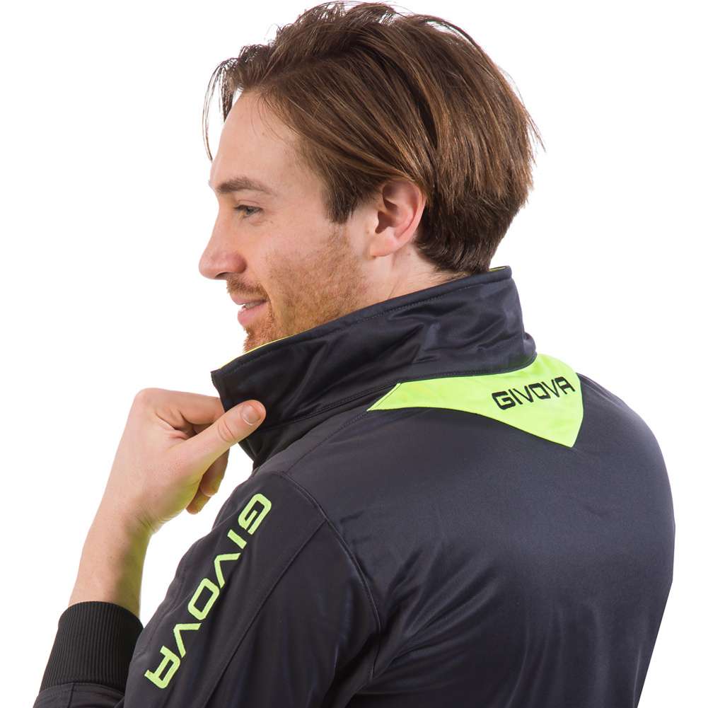 Givova Tuta Visa Trainingsanzug navy/neon-gelb