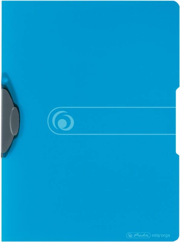 herlitz Easy Orga To Go Klemmmappe 11206455 DIN A4 Kunstoff 23,2 (B) x 31 (T) x 1 (H) cm Blau