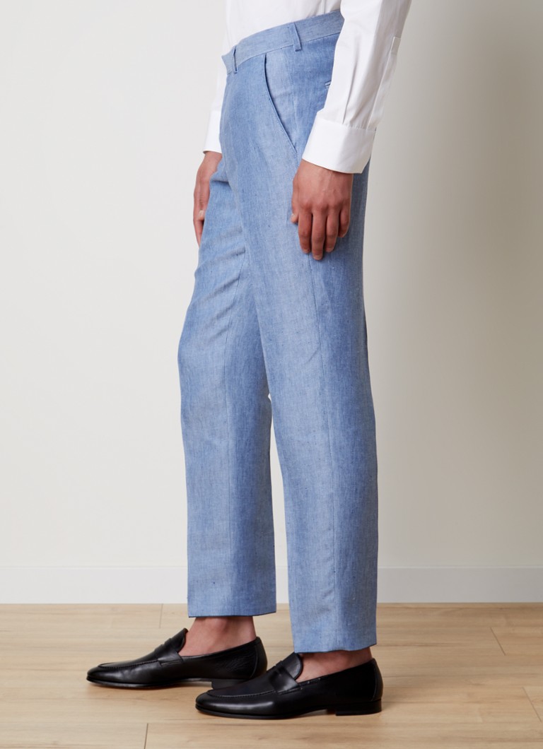 Pantaloni Oscar Jacobson Denz Slim Fit cu buzunare laterale