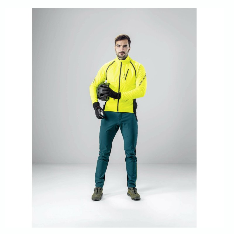 Löffler M Bike Zipp-off San Remo 23 2 WS gelbe Fahrradjacke