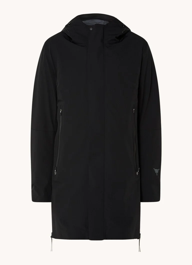 Krakatau QM481 parka with zip pockets