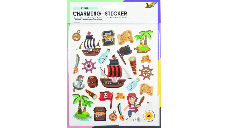 folia Charming Sticker PIRATES 2 Blatt