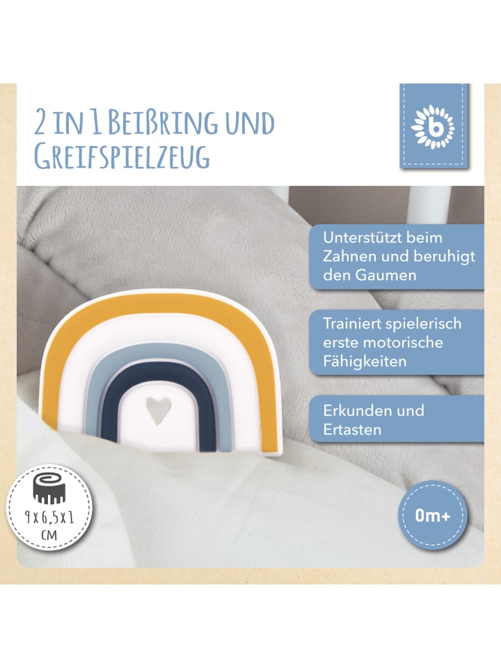 Bieco Spielwaren Beißring Silikon Tor - ab Geburt in Mehrfarbig günstig kaufen onesize