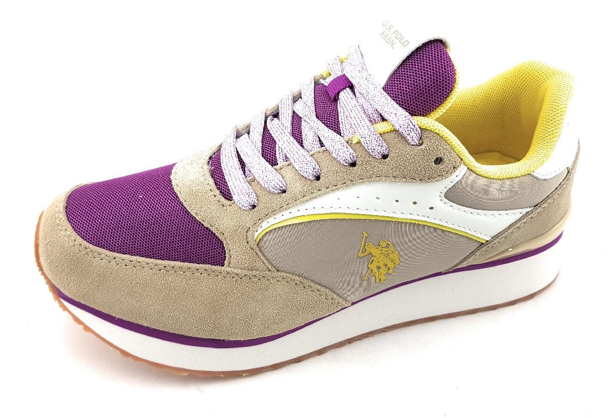 US Polo FEY005-VIO-MIL01 Beige MIL01 beige/violett