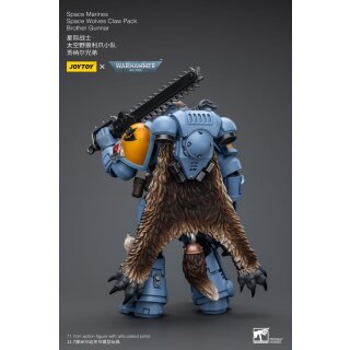 Warhammer 40k Actionfigur 1/18 Space Marines Space Wolves Claw Pack Brother Gunnar 12 cm
