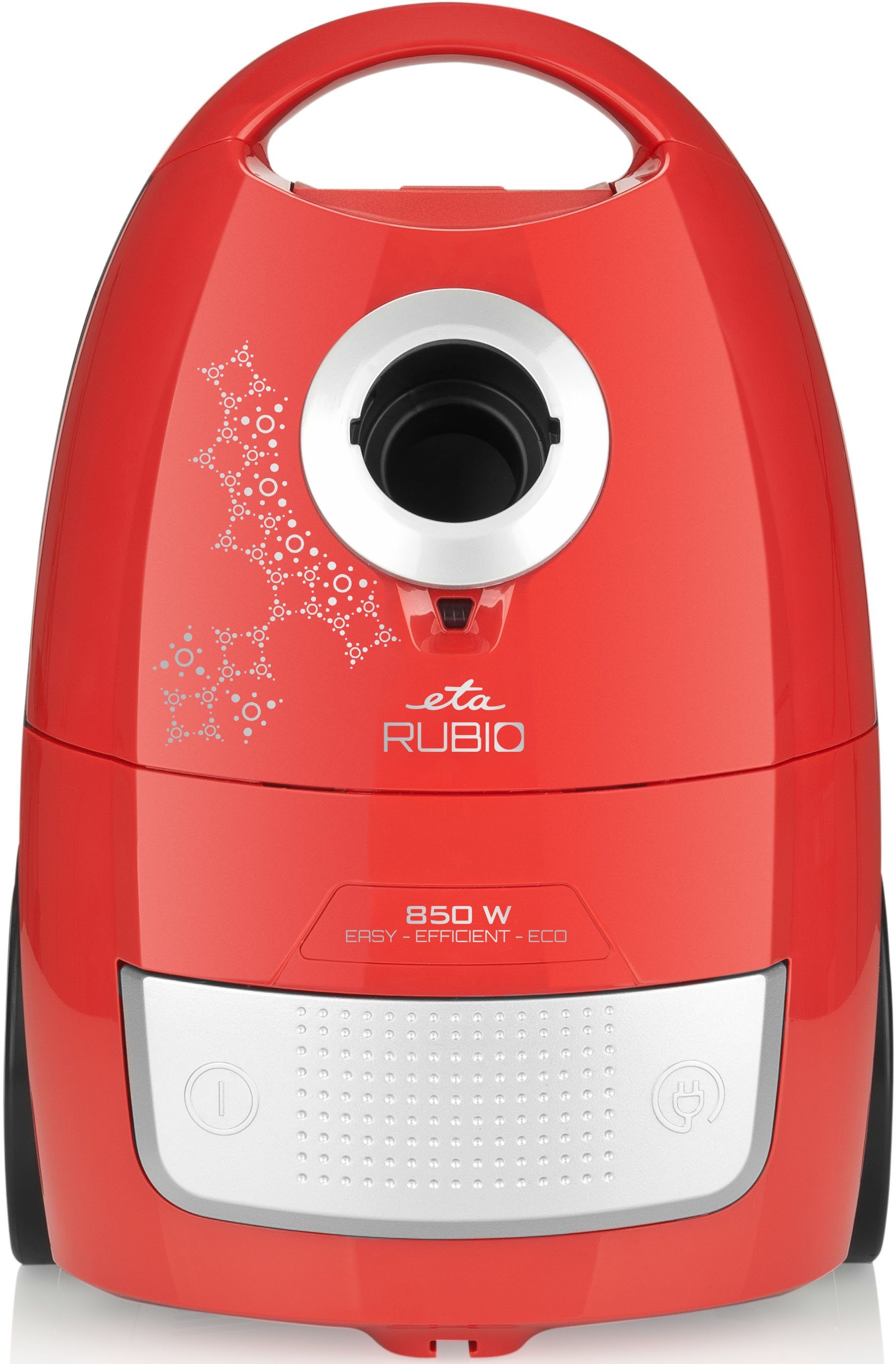 eta Bodenstaubsauger RUBIO ETA049190010, 850 W, mit Beutel, 2 Parkpositionen, Staubbeutelvolumen 2 L