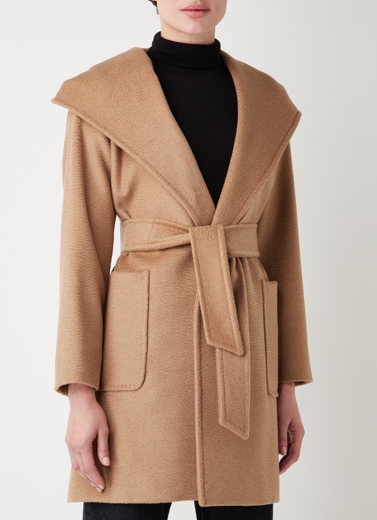 MaxMara Rialto vuneni kaput s remenom za vezanje