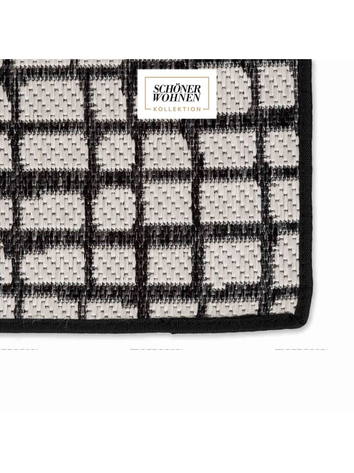 Schöner Wohnen Kollektion Outdoor Teppich PARKLAND in Dunkelgrau günstig kaufen
