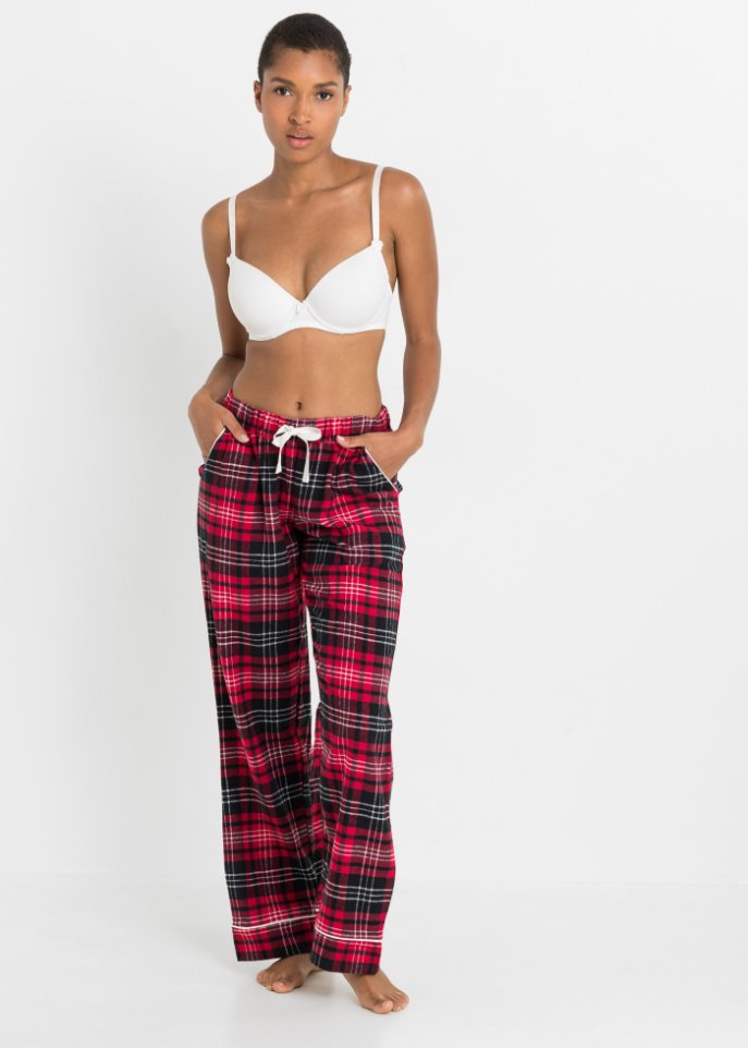 Gewebte Pyjamahose aus Flanell